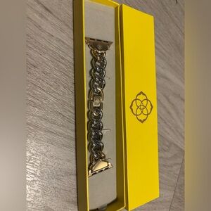 Kendra Scott Whitley Chain Watch Band in Two Tone Stainless Steel